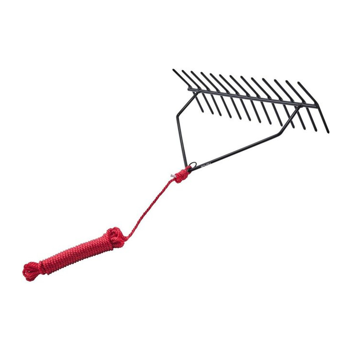 Buying Solutions, MB Doppelseitiger Teich-Rechen aus Metall mit 30 Fuß Seil in Schwarz, Breite: 60,96 cm, Höhe: 22,1 cm - Bild 1