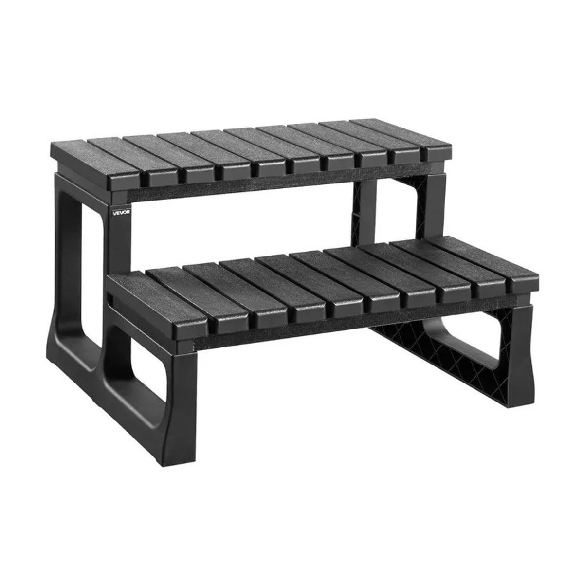 Buying Solutions MB Jacuzzi Treppe mit 2 Stufen für Spa und Pool in Schwarz aus Polypropylen und Fiberglas, Breite: 59,95 cm - Bild 3