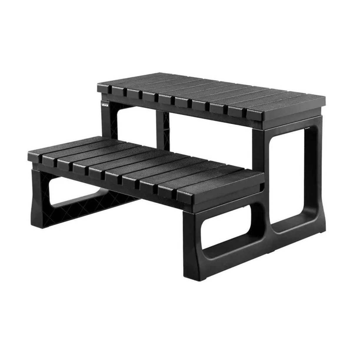 Buying Solutions MB Jacuzzi Treppe mit 2 Stufen für Spa und Pool in Schwarz aus Polypropylen und Fiberglas, Breite: 59,95 cm - Bild 8