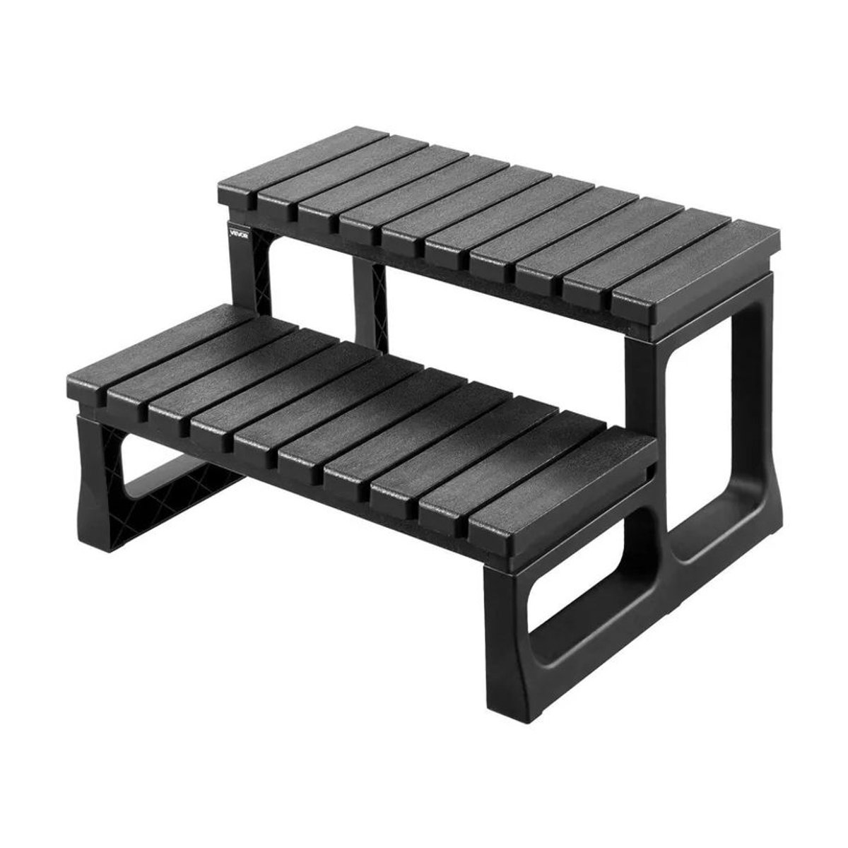 Buying Solutions MB Jacuzzi Treppe mit 2 Stufen für Spa und Pool in Schwarz aus Polypropylen und Fiberglas, Breite: 59,95 cm - Bild 9