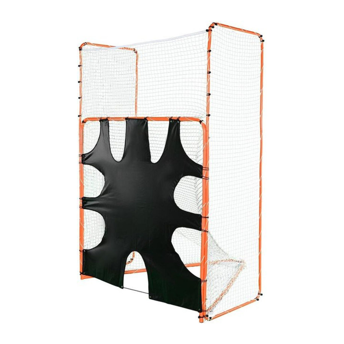 Buying Solutions MB Lacrosse 3-in-1 Trainingsnetz mit Boden und Ziel, Stahlrahmen, B: 3,6 m x H: 2,7 m - Bild 1