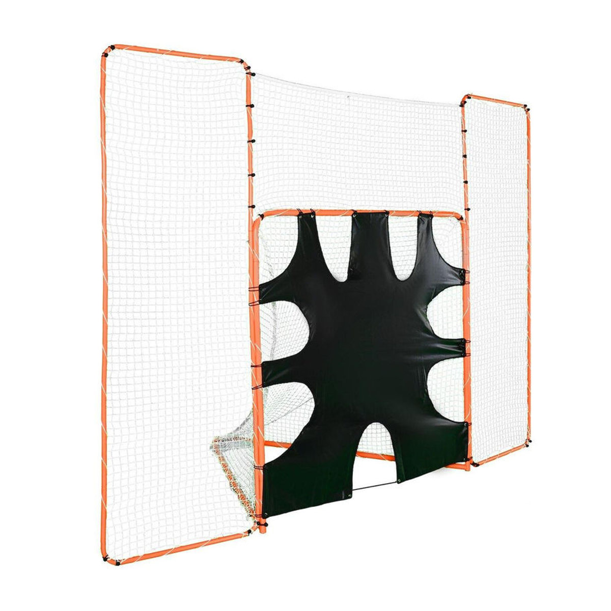 Buying Solutions MB Lacrosse 3-in-1 Trainingsnetz mit Boden und Ziel, Stahlrahmen, B: 3,6 m x H: 2,7 m - Bild 2