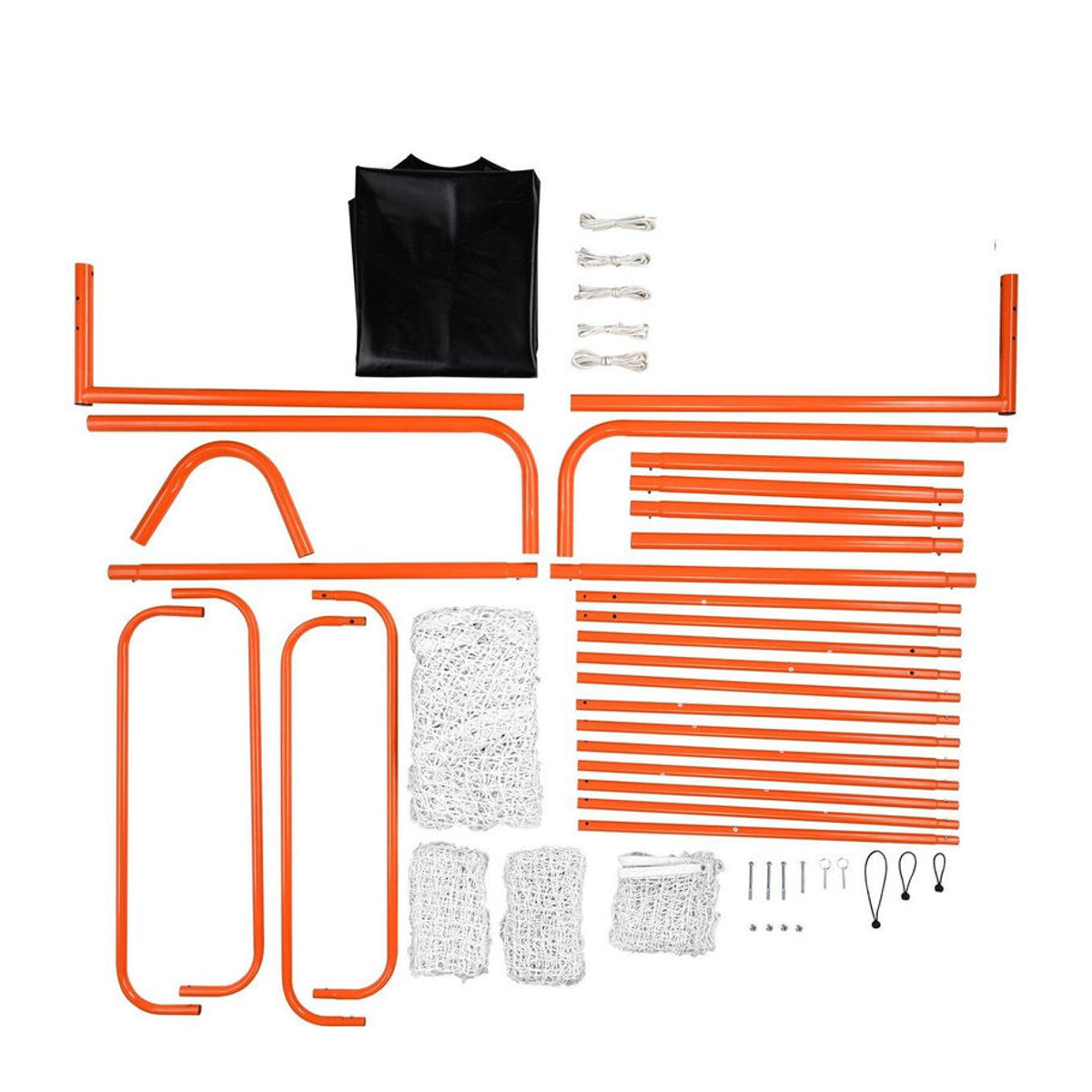 Buying Solutions MB Lacrosse 3-in-1 Trainingsnetz mit Boden und Ziel, Stahlrahmen, B: 3,6 m x H: 2,7 m - Bild 5