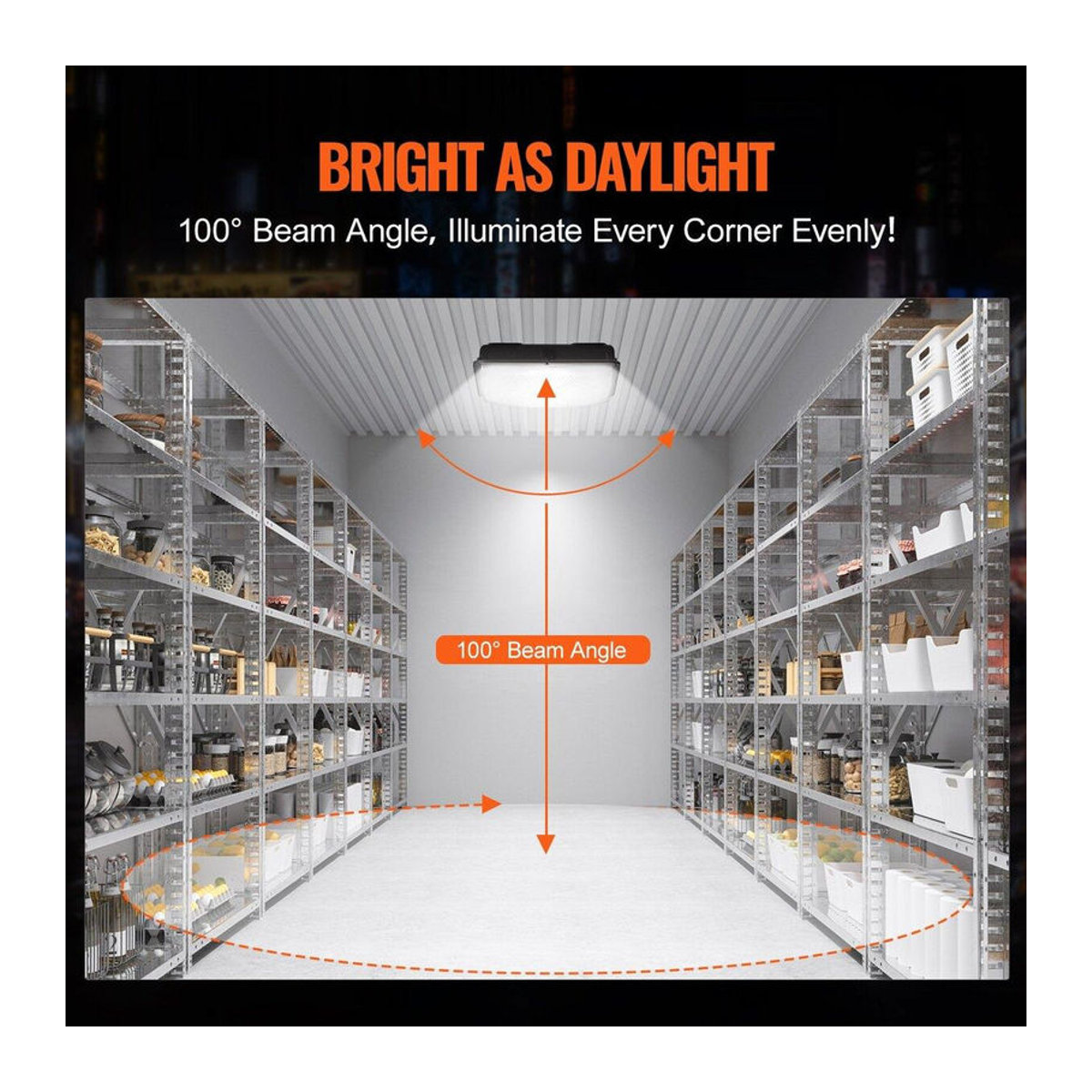 Buying Solutions MB LED Luifelverlichting 150W 16500LM 5000K Daylight IP65 Aluminium Industrial - Bild 2
