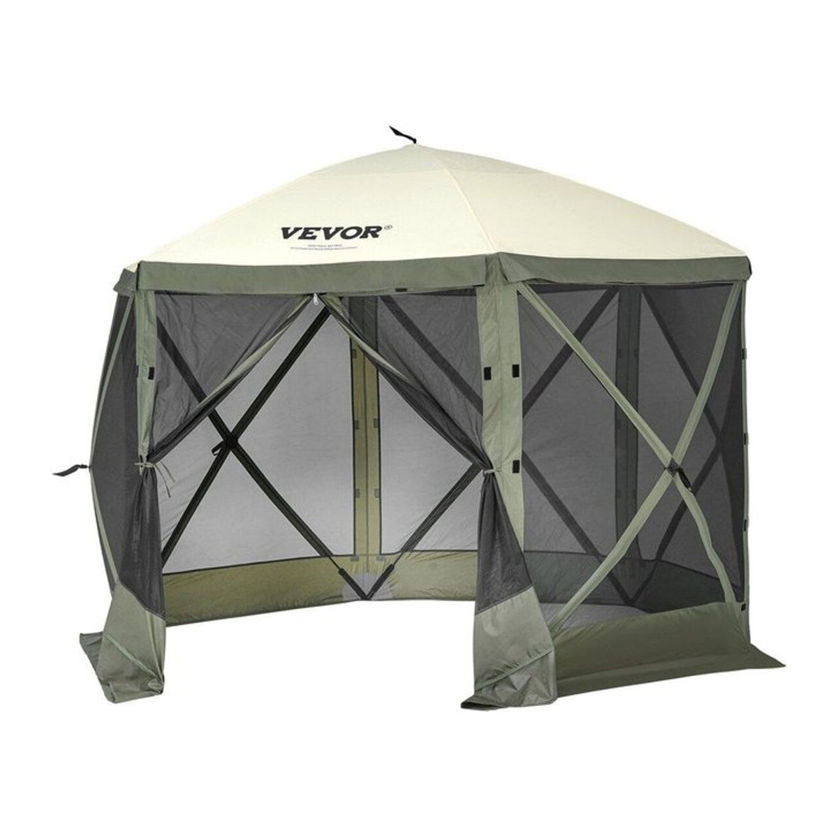 Buying Solutions MB Pop-up Gazebo Zelt 6-seitiges Klappzelt Sonnenschutz Grün - Bild 1