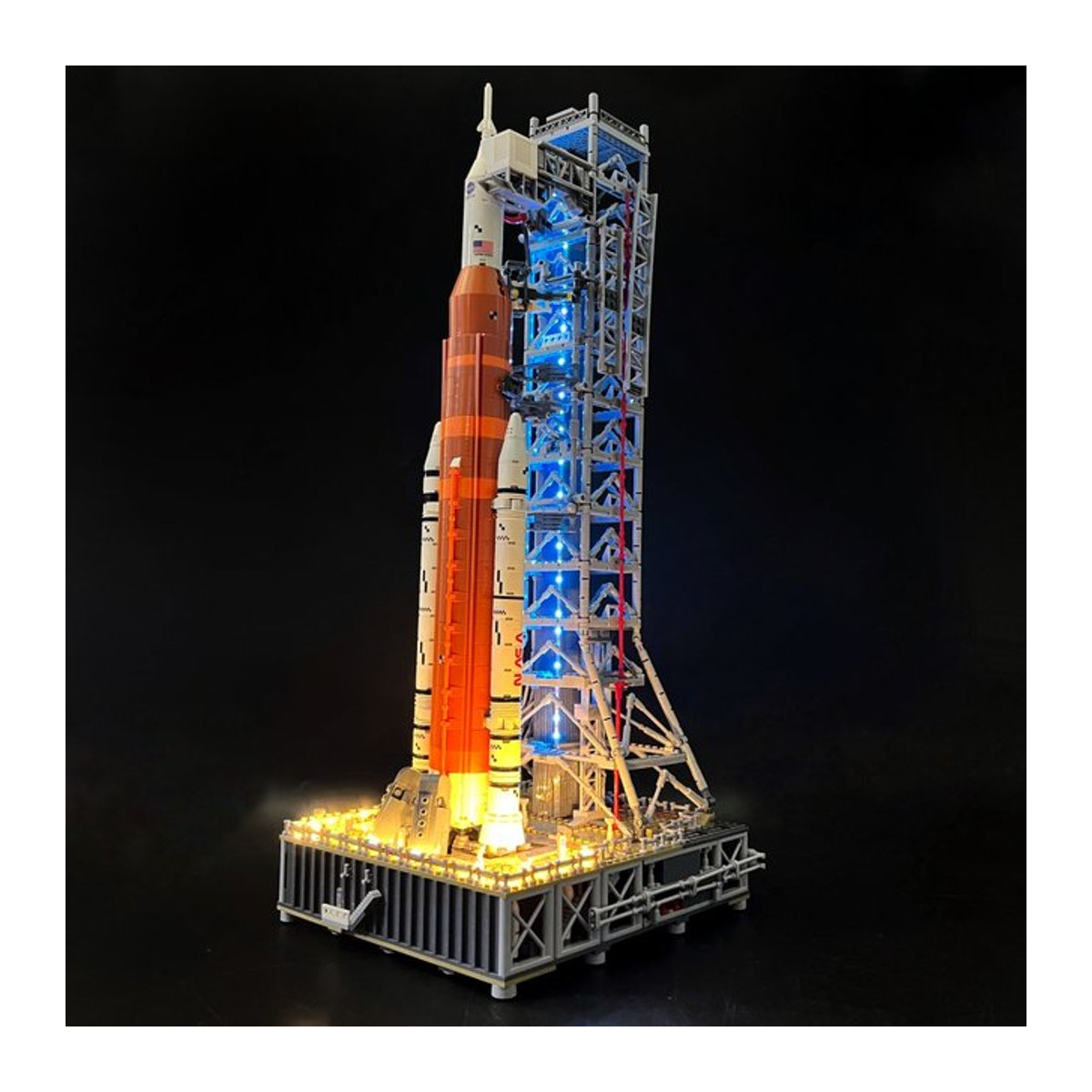 BYB LED-Licht für LEGO 10341 Artemis Space Launch, dekorative Lampe mit Fernbedienung in Bunt - Bild 1