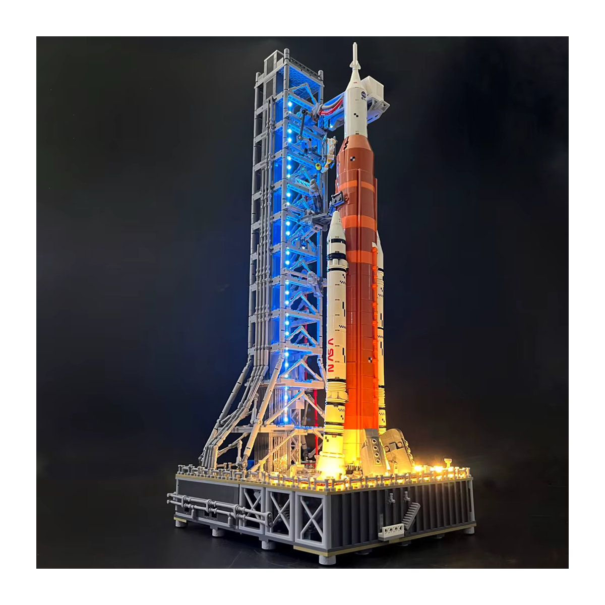 BYB LED-Licht für LEGO 10341 Artemis Space Launch, dekorative Lampe mit Fernbedienung in Bunt - Bild 2
