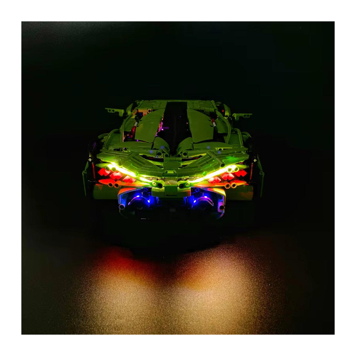 BYB LED-Lichtset für LEGO 42115 Lamborghini SIAN FKP in Grün mit Fernbedienung - Bild 2