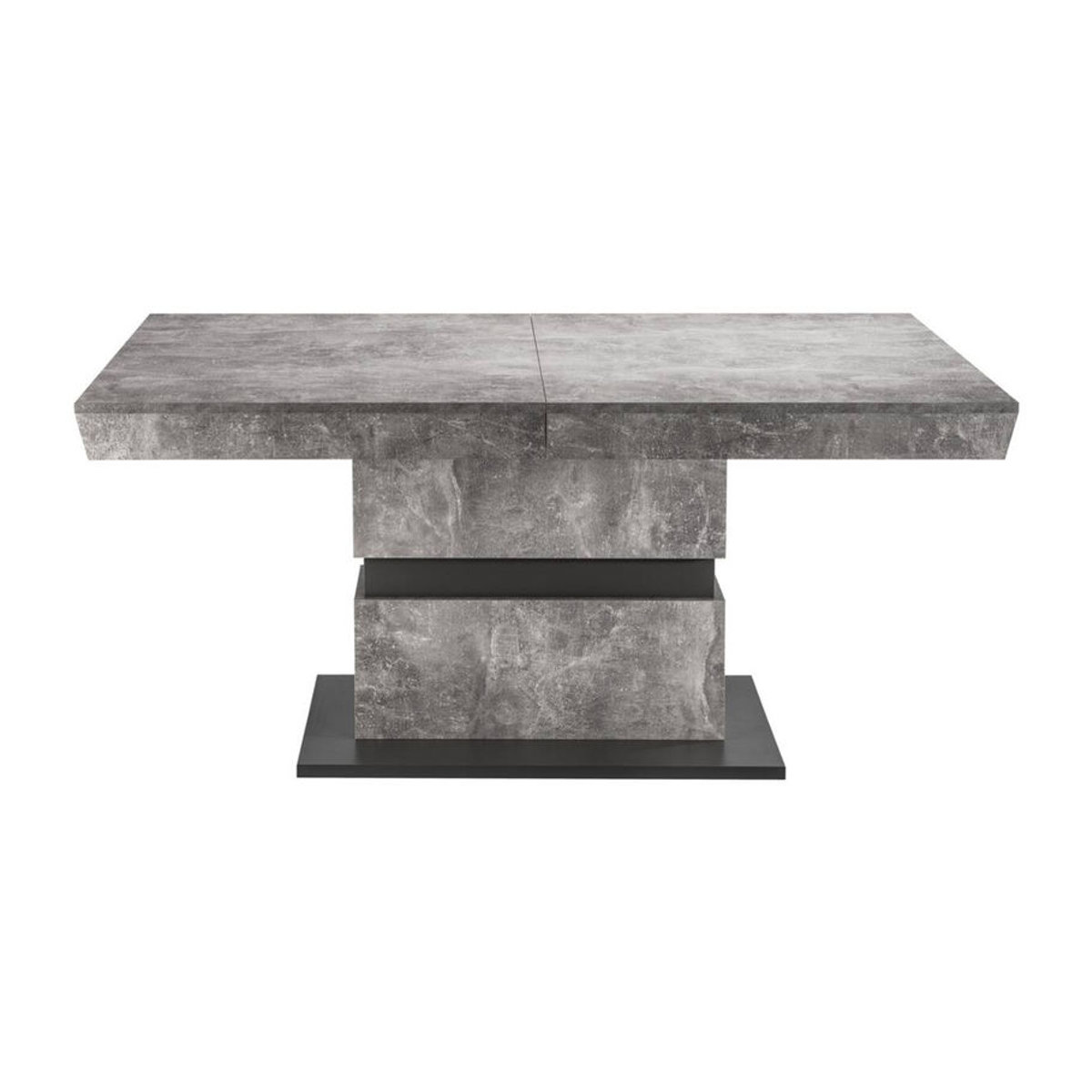 byLIVING Ausziehtisch MATTHEW in Beton-Optik, Anthrazit, B/H/T: 140 x 75 x 90 cm - Bild 4