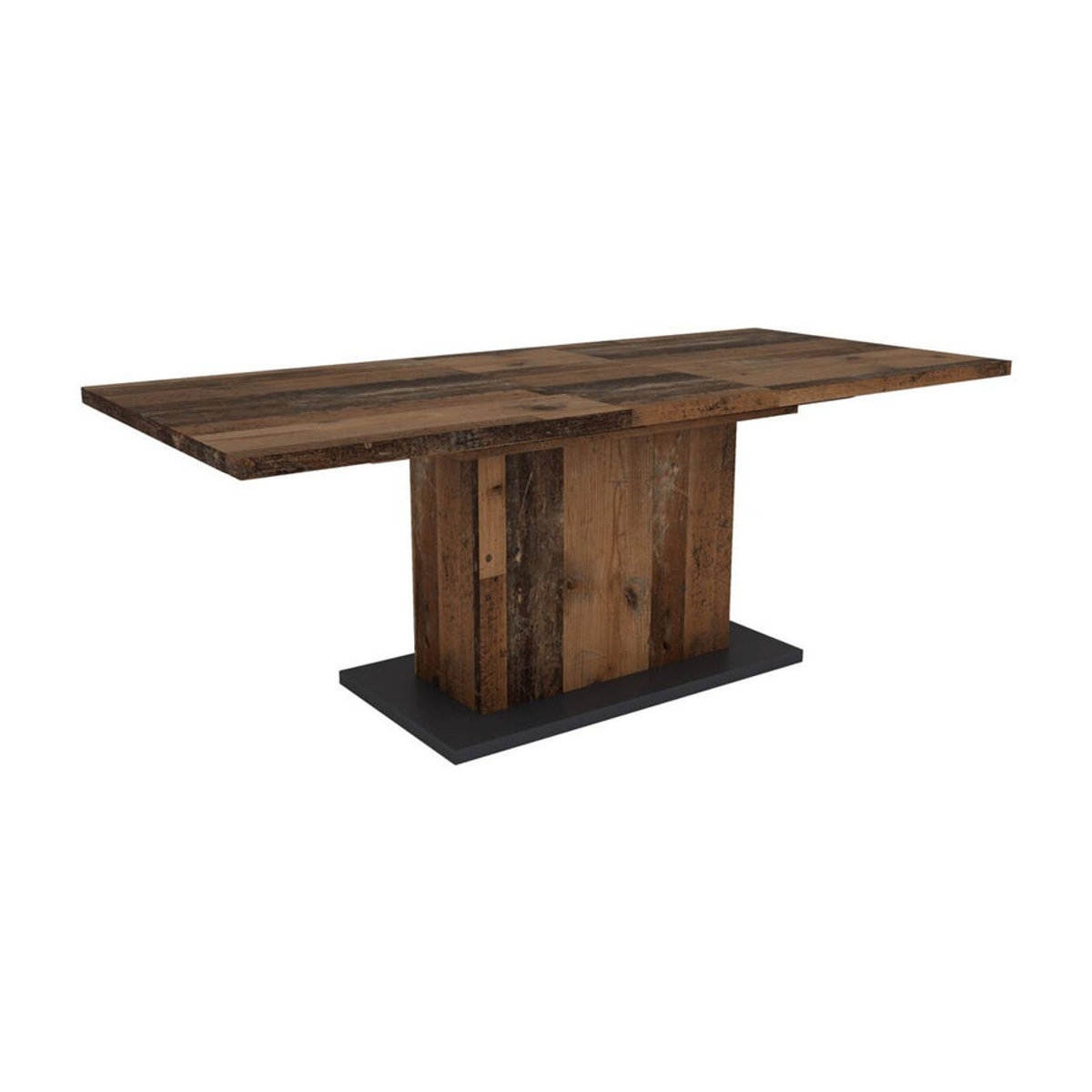 byLIVING Esstisch ATHEN Ausziehtisch in Eiche Old Wood und Anthrazit, B/H/T: 160 x 75 x 90 cm, erweiterbar auf 200 cm - Bild 2