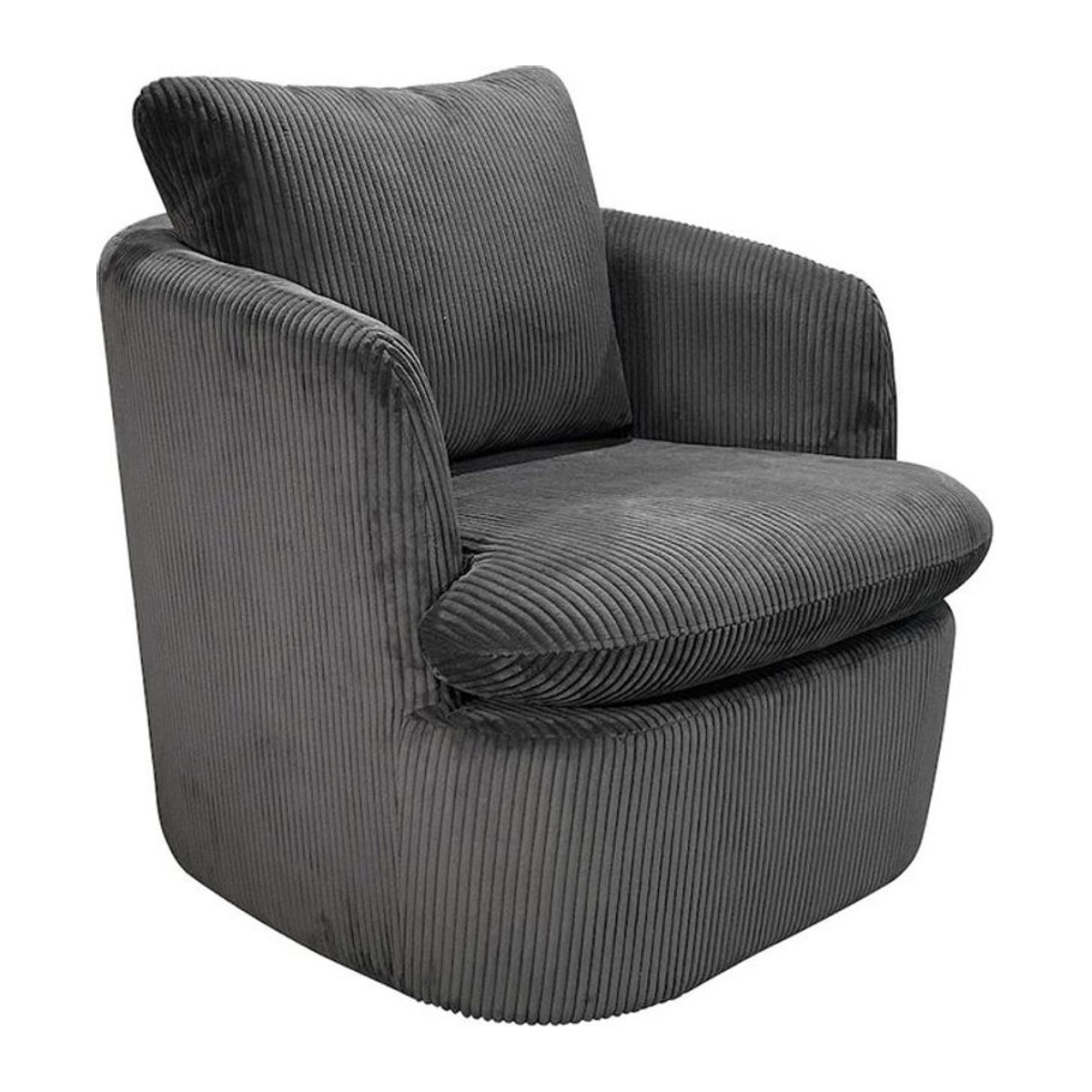 byLIVING Loungesessel HARMONY aus Stoff in Anthrazit und Grau, Breite: 72 cm - Bild 1