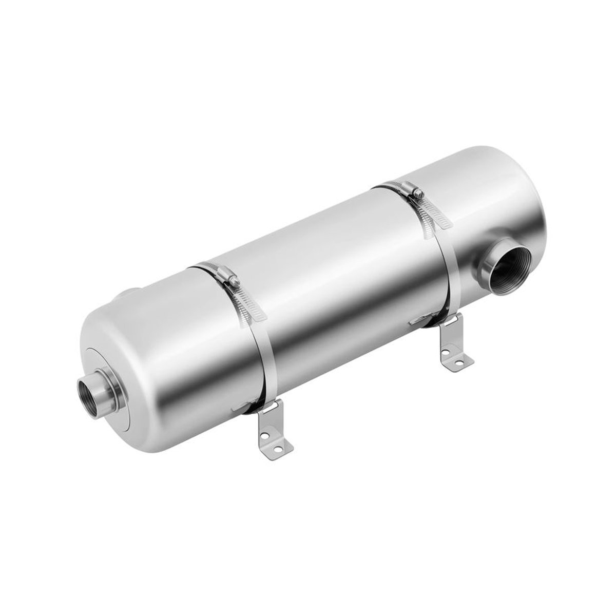 Bymaocar 60 kW Edelstahl-Schwimmbadheizung mit 250 l/min Poolwasserdurchfluss und 30 l/min Warmwasserdurchfluss für dein Poolsystem - Bild 5