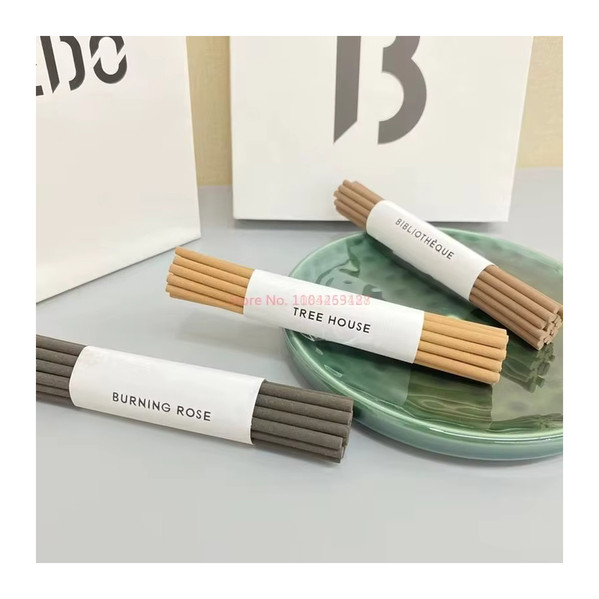 Byrode Faden-Räucherstäbchen Rose mit 60 Stück aus Rattan für die Aromatherapie - Bild 5
