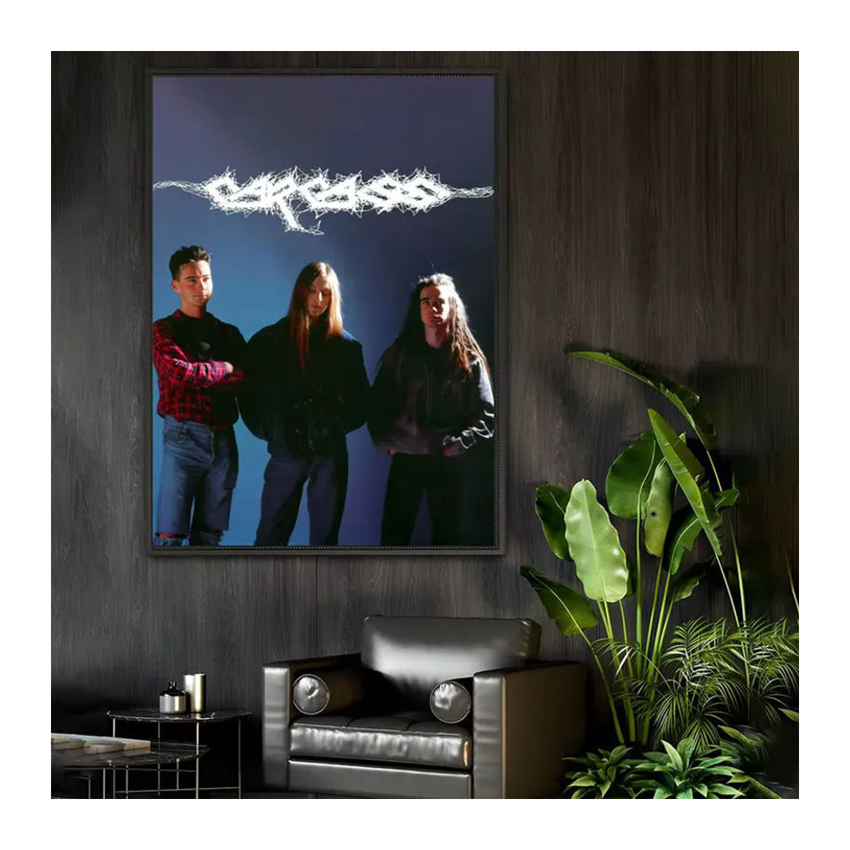 C-CARCASS Rock-Poster als klebrige Wandkunst für dein Zuhause, mehrfarbig und schwarz, rahmenlos - Bild 3