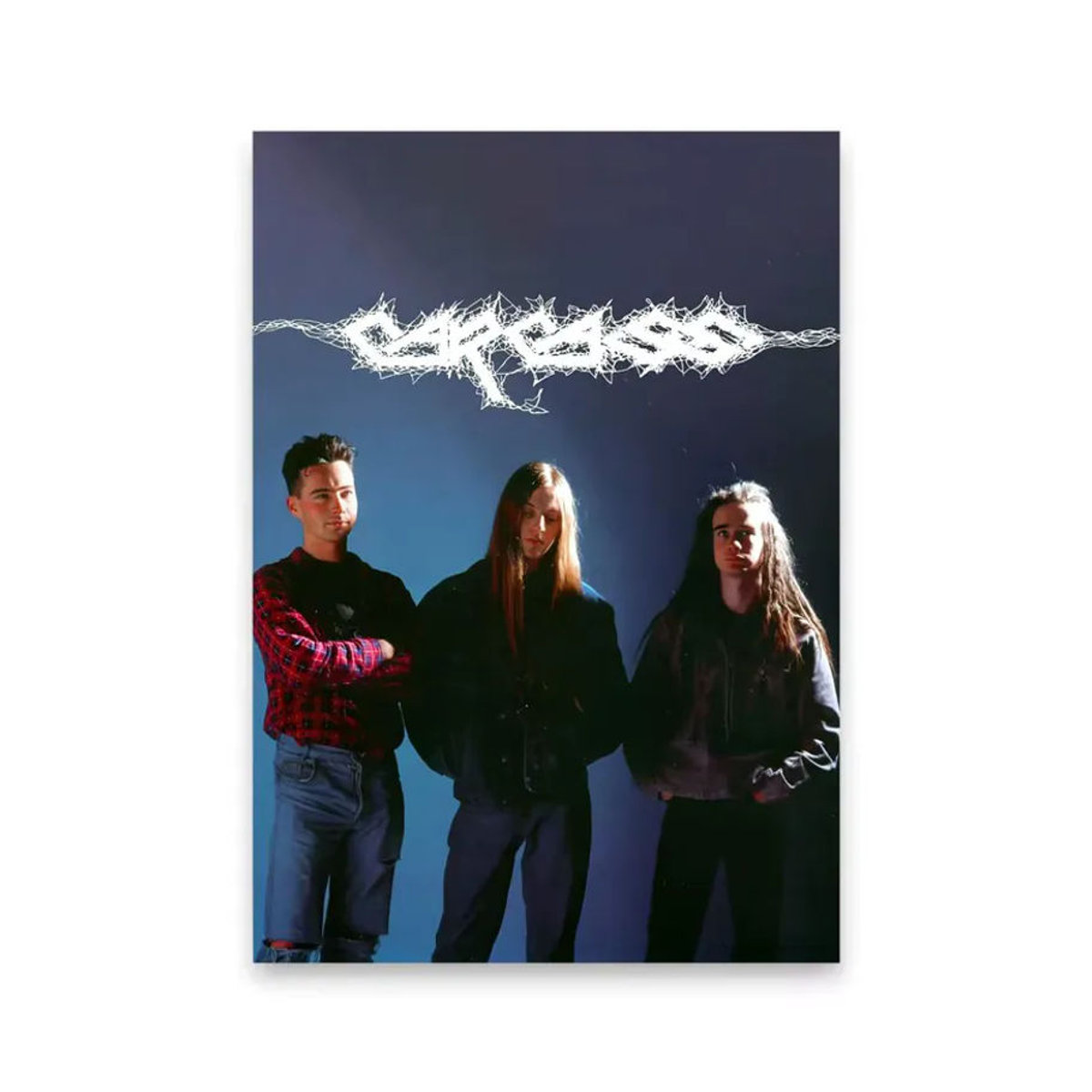 C-CARCASS Rock-Poster als klebrige Wandkunst für dein Zuhause, mehrfarbig und schwarz, rahmenlos - Bild 5