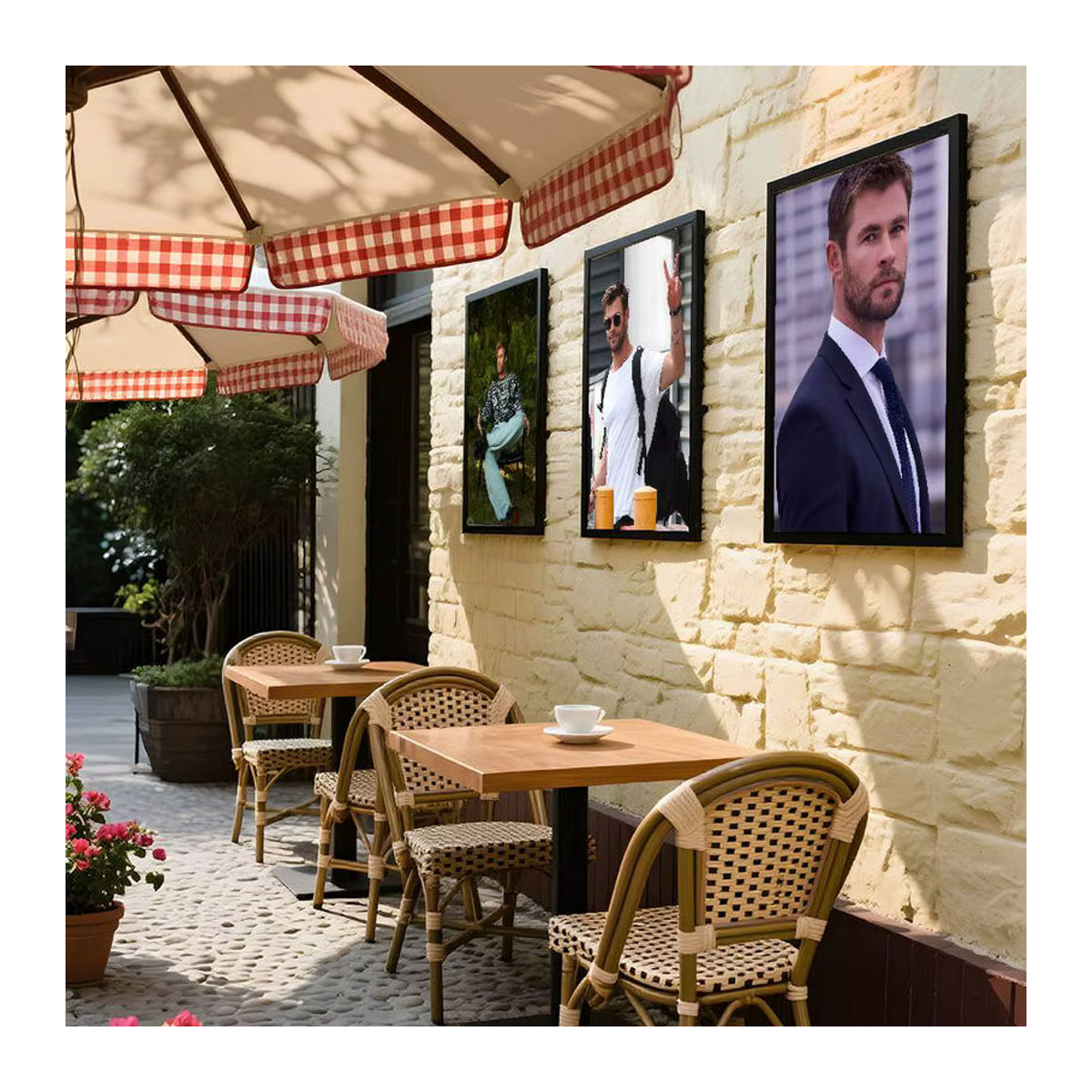 C-Chris H-Hemsworth Porträt Poster, mehrfarbiges Wandbild aus Papier, Hochformat, rechteckig, rahmenlos - Bild 3