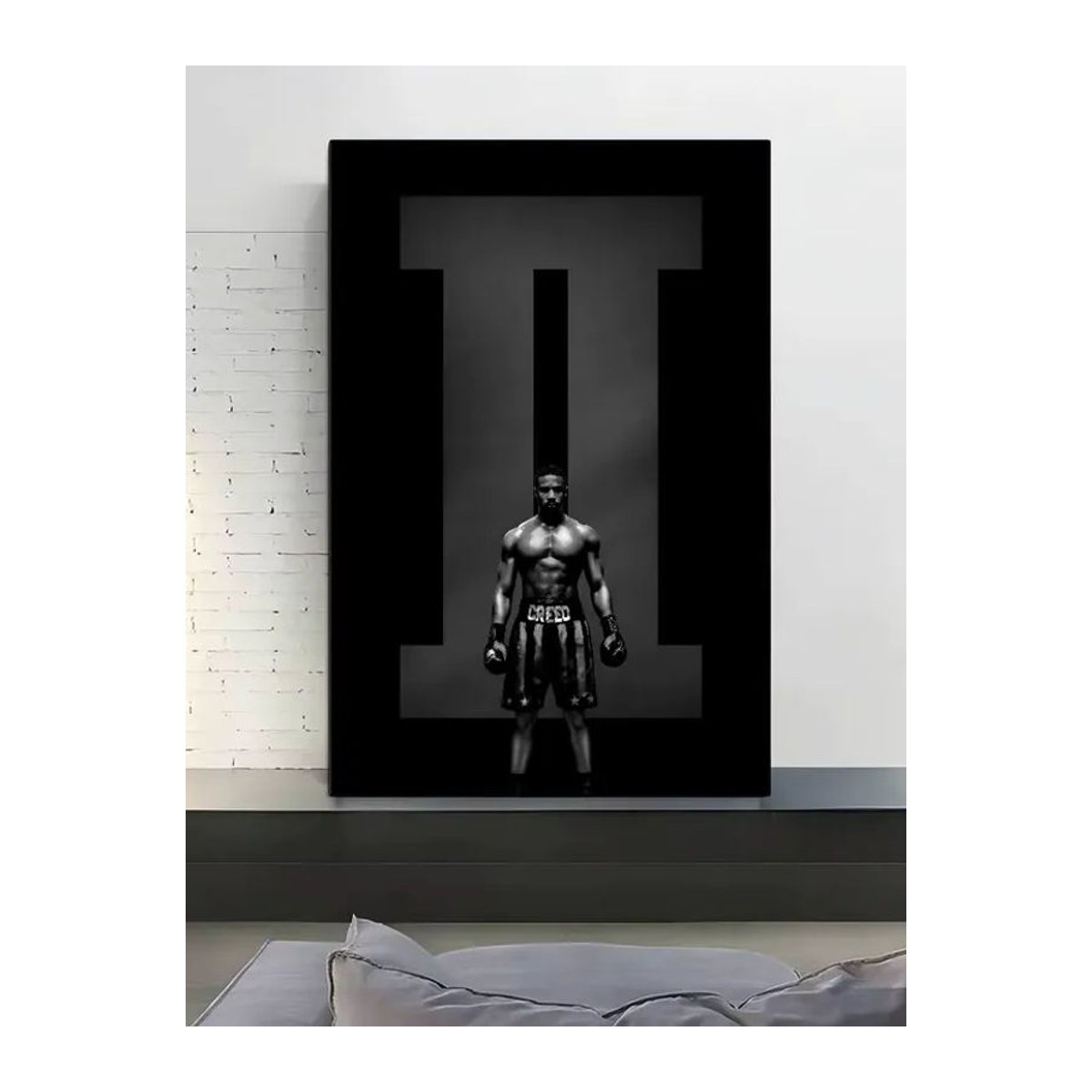 C-Creed-D II Wandkunst Abstraktes Porträt als selbstklebendes Poster in Mehrfarbig, Hochformat - Bild 7