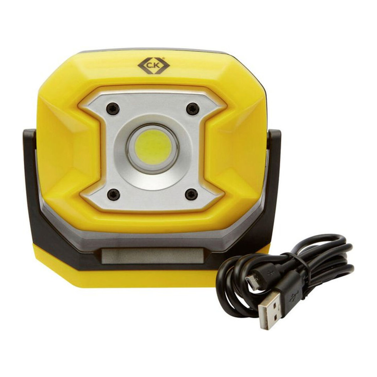 C.k Außenstrahler Baustrahler Gelb IP65 10 W 700 lm T9735USB - Bild 1