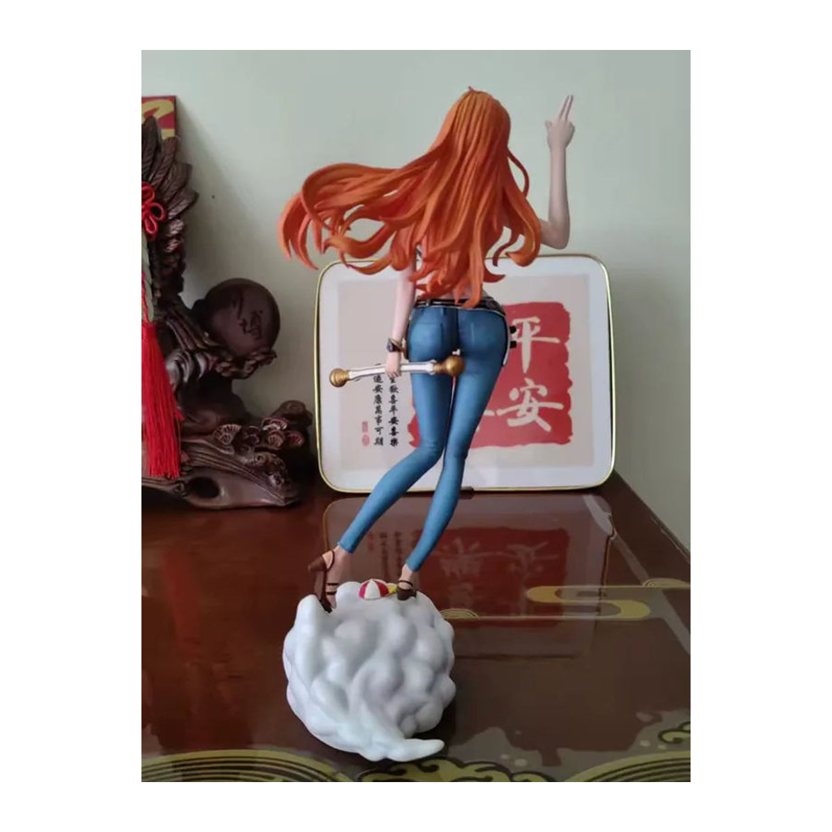 C2 Toys One Piece Anime Figur Nami Zwei Jahre später Strohhut-Truppe PVC Statue mehrfarbig Höhe: 25 cm - Bild 4