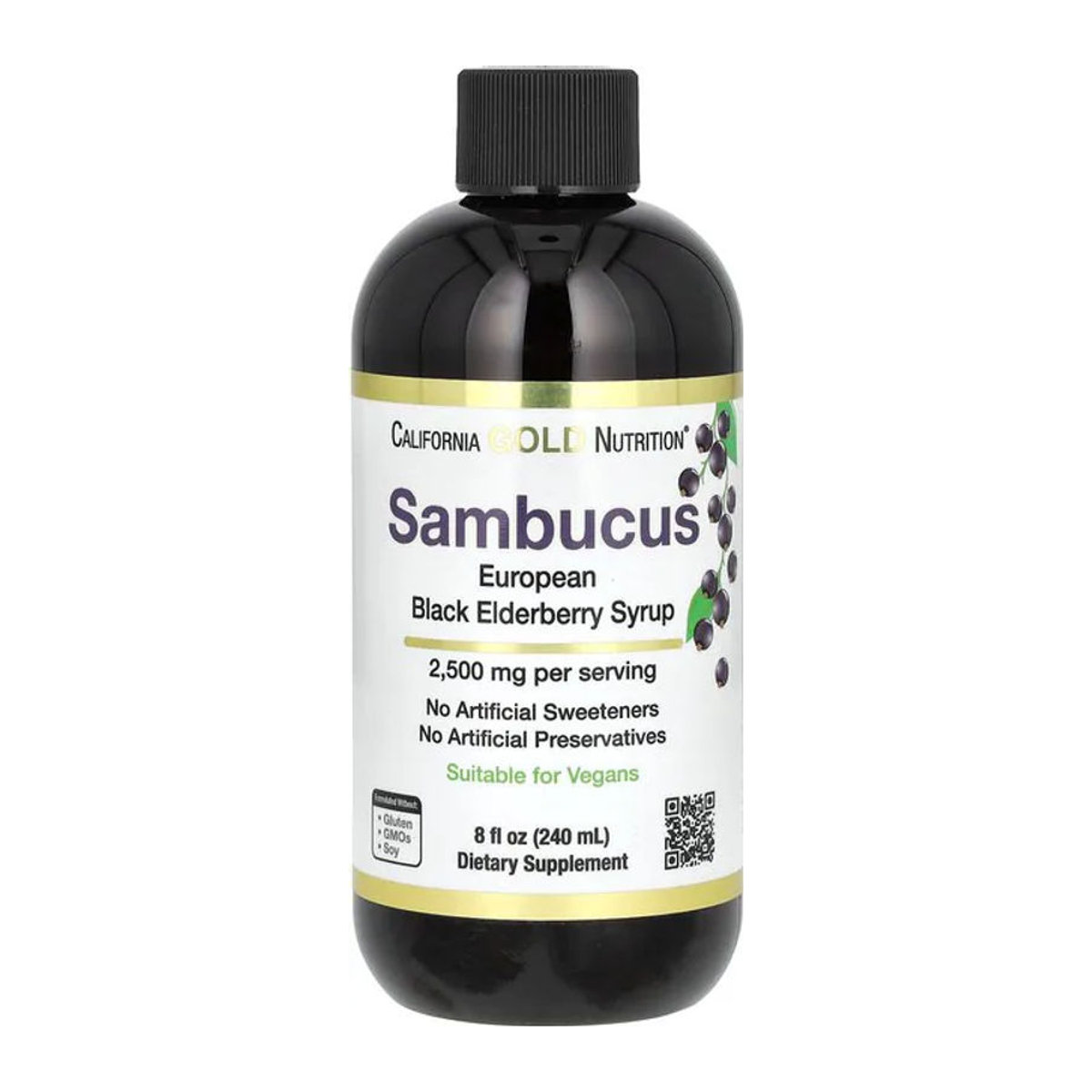 California Gold Nutrition Vlierbes für Erwachsene 240 ml - Bild 1