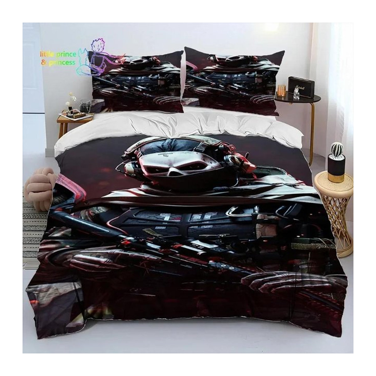 Call of Duty Gamer Bettwäsche-Set von Binchi Outdoor Product, mehrfarbig, B/H: 140 x 210 cm - Bild 1