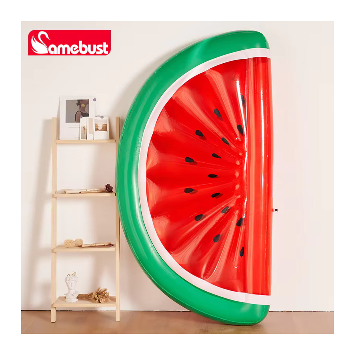 Camebust Water aufblasbarer Wassermelonen-Schwimmreifen für den Außenbereich - Bild 5