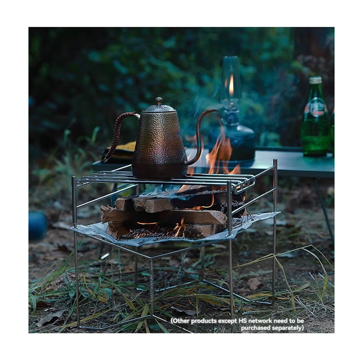 CAMPINGMOON H-Serie Grillnetz aus Edelstahl für Camping und Outdoor-Reisen - Bild 1