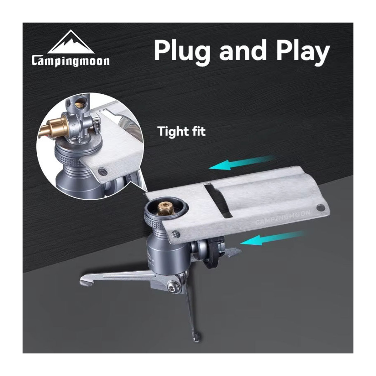CAMPINGMOON Hitzebeständige Isolierplatte aus verdicktem Edelstahl für JCB Raketenöfen und Kassettenöfen - Bild 4