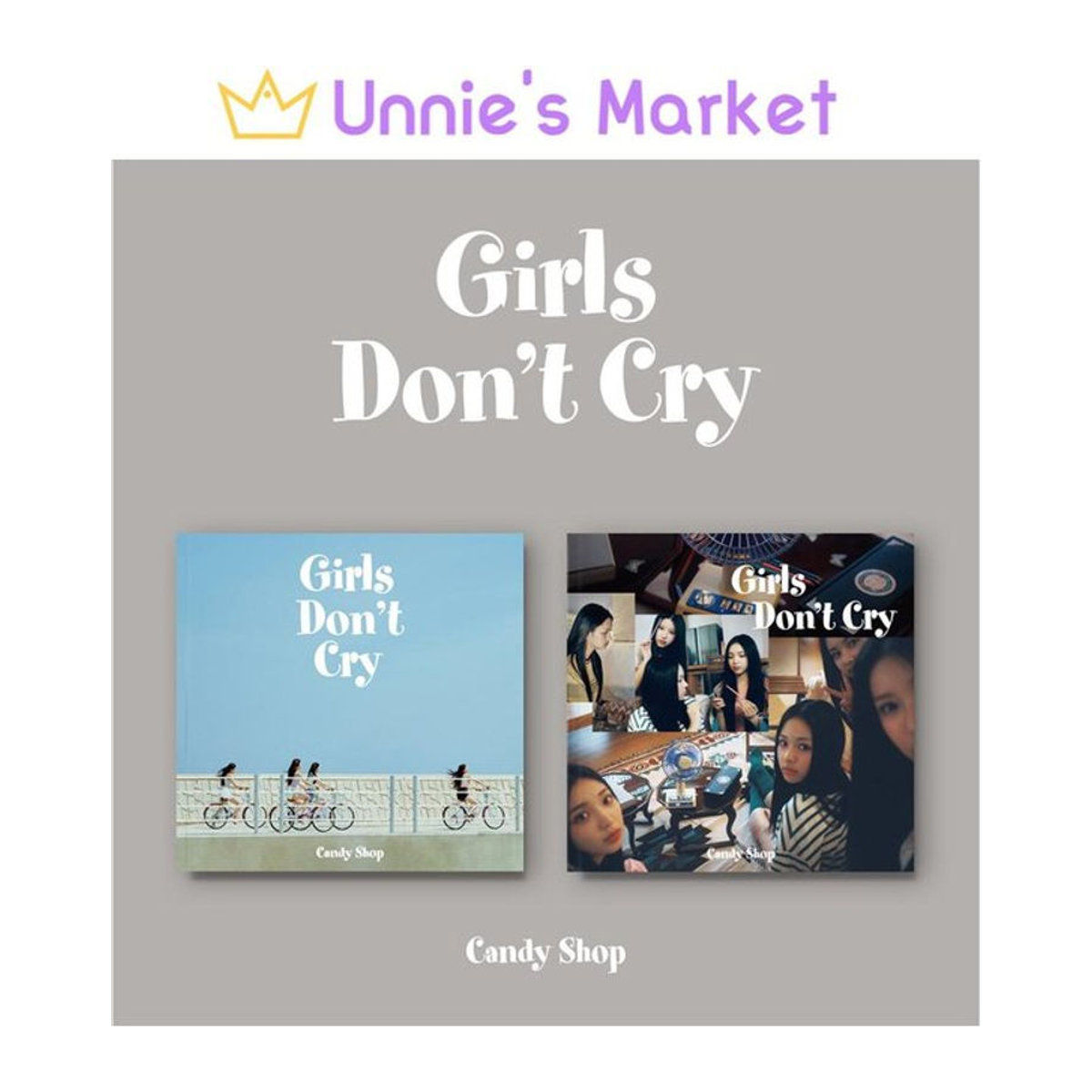 Candy Shop Les filles ne pleurent pas Set Version vacances von Unnies Market mehrfarbig quadratisch - Bild 1