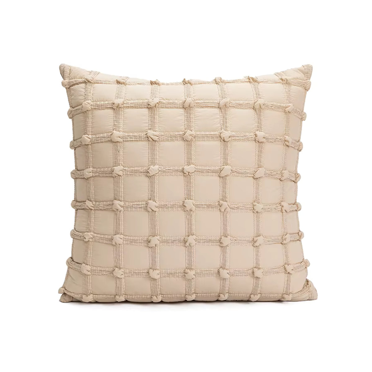 CANIRICA Dekorative Kissenbezüge im Nordic-Stil, Beige, B/B: 45 x 45 cm - Bild 2