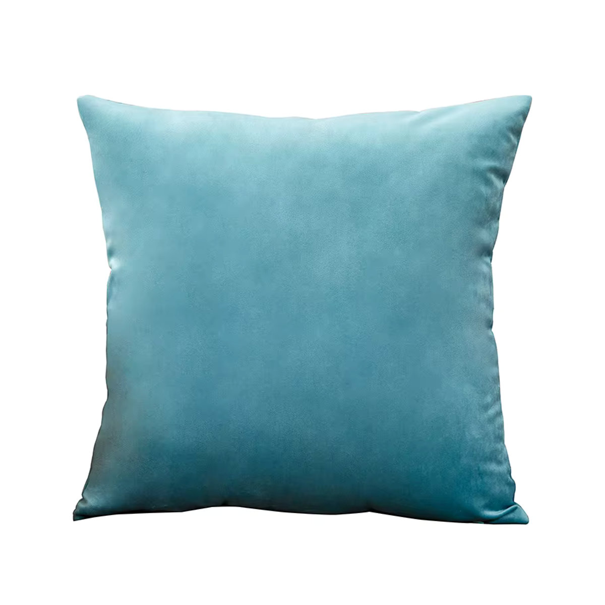 CANIRICA Kissenbezug aus Samt in Himmelblau im nordischen Stil für dein Sofa - Bild 2