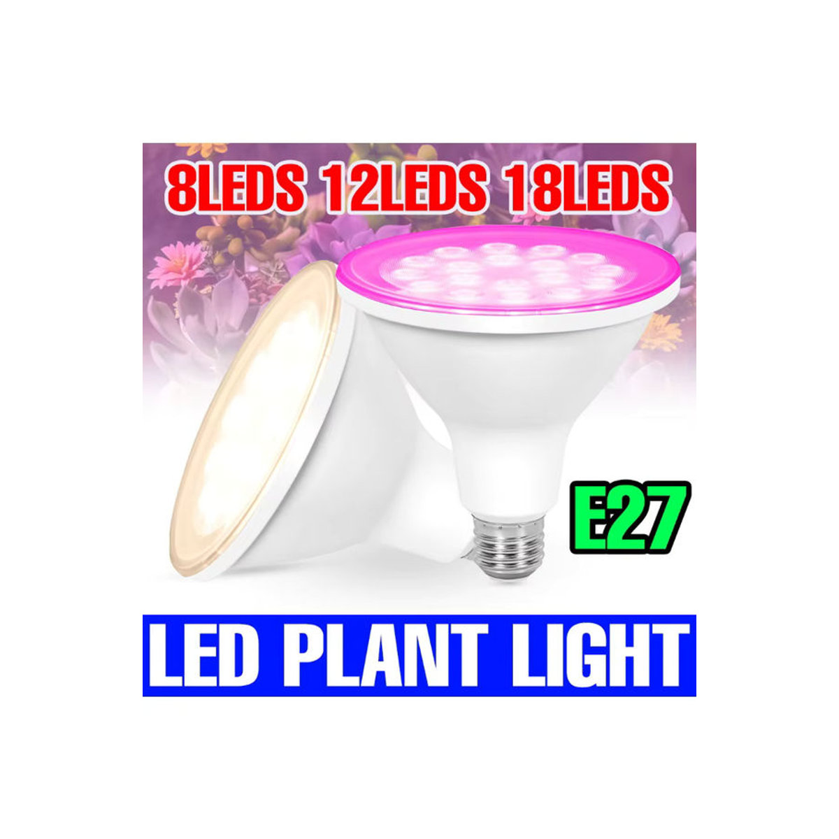 CanLing E27 LED Vollspektrum Pflanzenlampe für Indoor Anbau von Obst und Gemüse - Bild 4