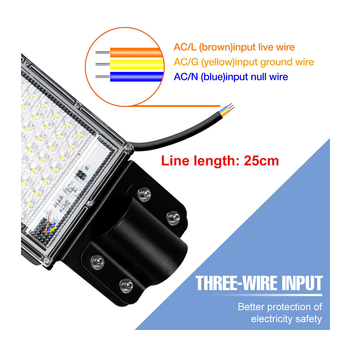CanLing LED-Flutlicht Außenstrahler IP65 Wasserdicht Schwarz 200W - Bild 4