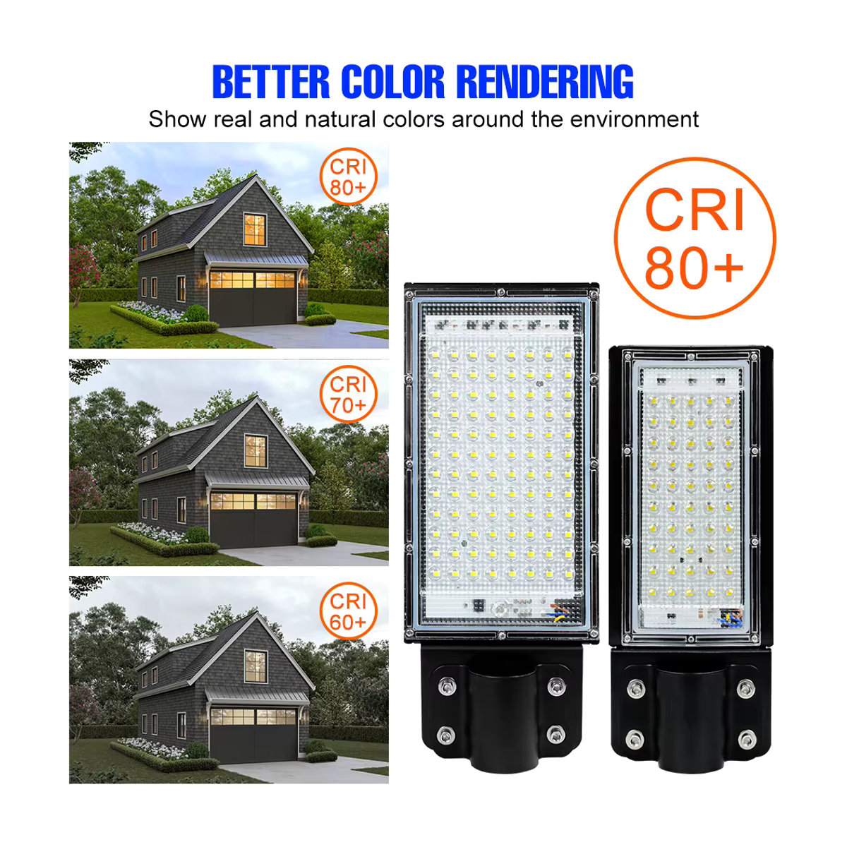 CanLing LED-Flutlicht Außenstrahler IP65 Wasserdicht Schwarz 200W - Bild 6