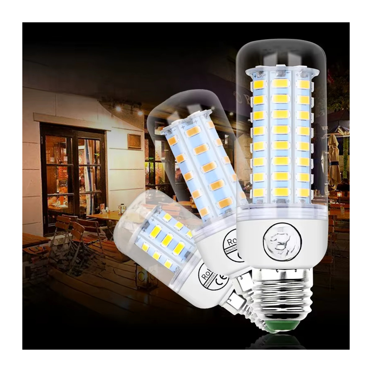 CanLing LED Glühbirne Warmweiß für Kronleuchter und Wohnzimmerbeleuchtung - Bild 6
