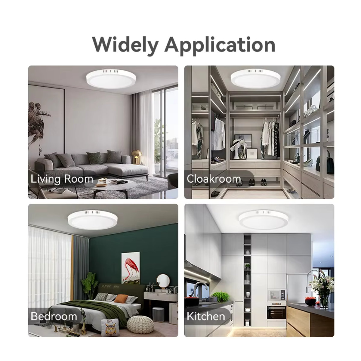 CANMEIJIA LED Deckenlampe Ultradünnes Panel Licht Weiß Minimalistisch 30W - Bild 4