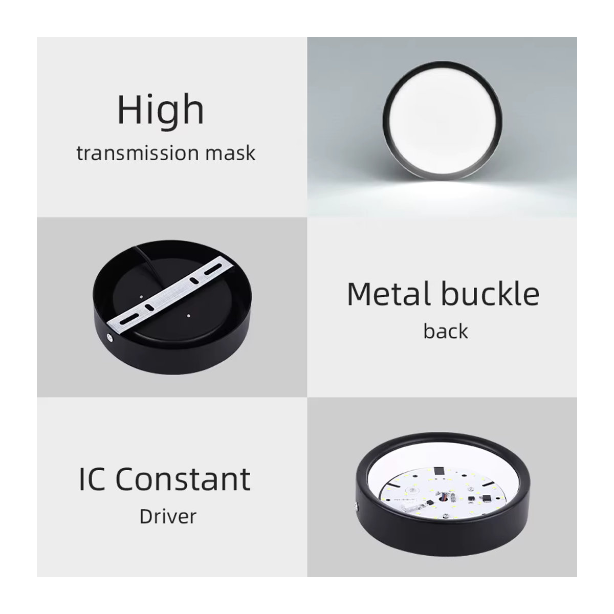 CANMEIJIA LED Deckenspot Weiß Minimalistischer Strahler für Wohnzimmer und Schlafzimmer - Bild 4
