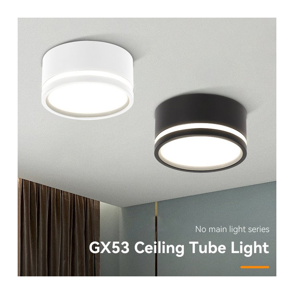 CANMEIJIA LED Downlight GX53 Spot aus Aluminium für Deckenbeleuchtung in Wohnzimmer und Schlafzimmer - Bild 1