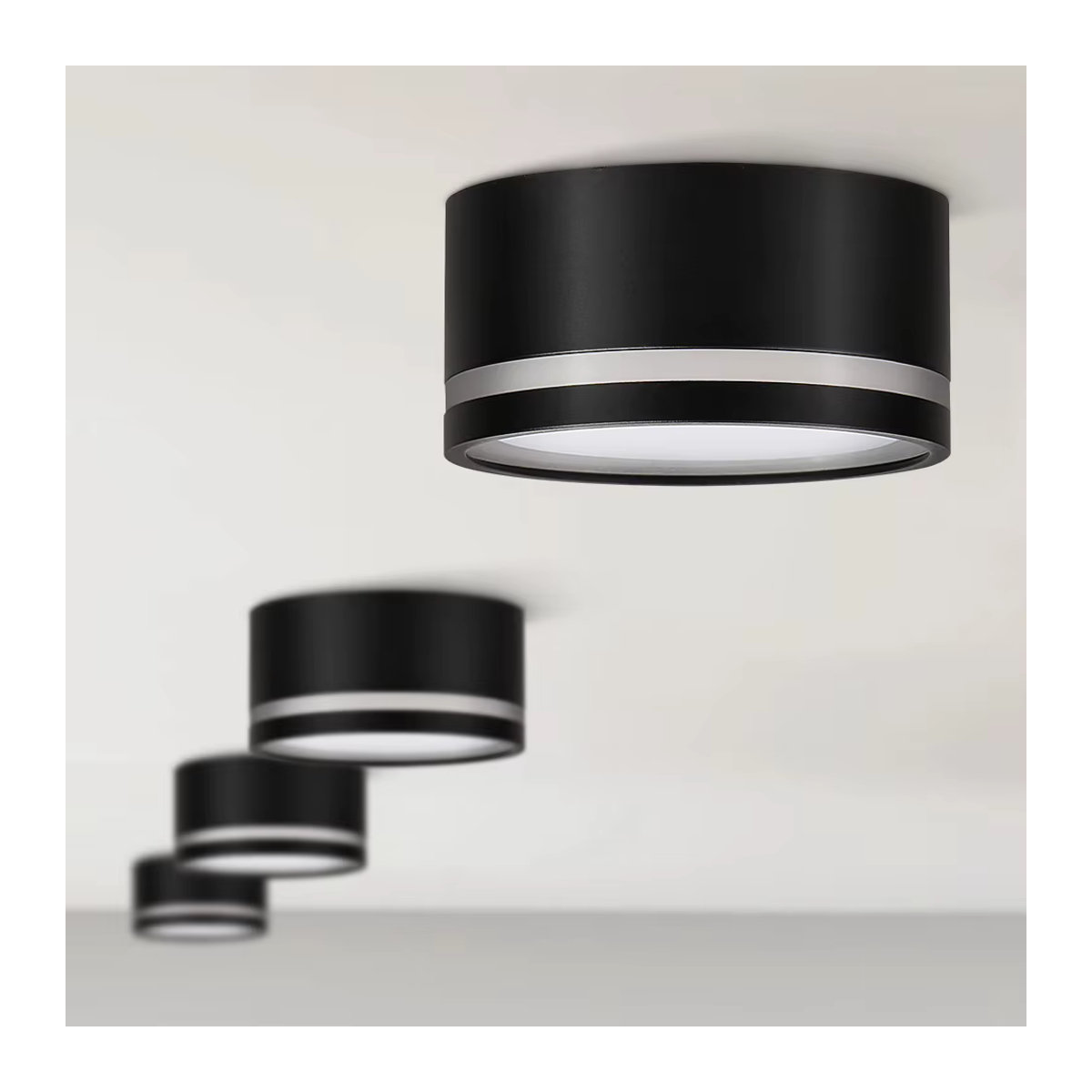 CANMEIJIA LED Downlight GX53 Spot aus Aluminium für Deckenbeleuchtung in Wohnzimmer und Schlafzimmer - Bild 2
