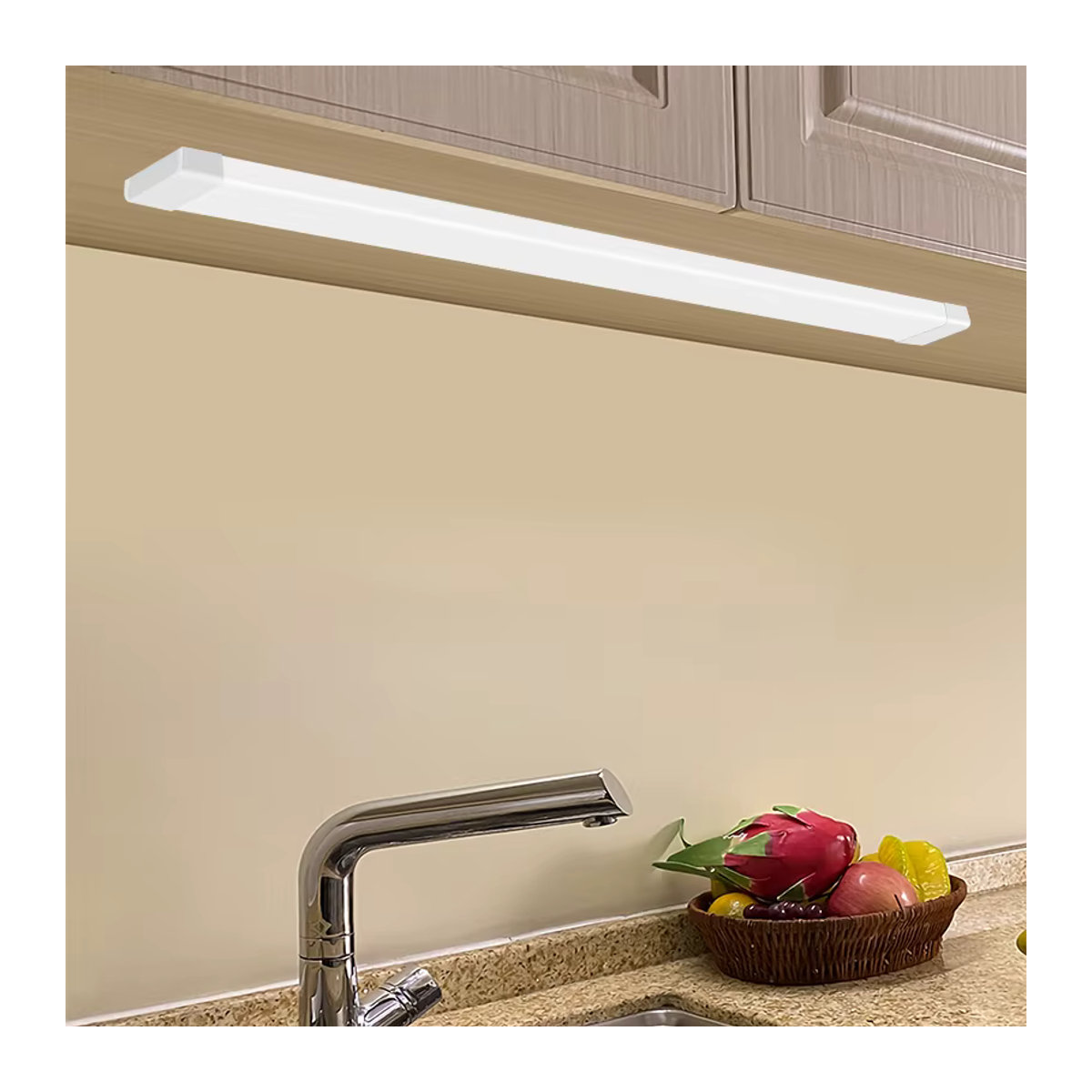 CANMEIJIA LED Rohr Leuchte 100W in Weiß, Kaltweiß, Minimalistische Möbelbeleuchtung für Küche, Bar und Büro, Länge: 120 cm und 60 cm - Bild 2