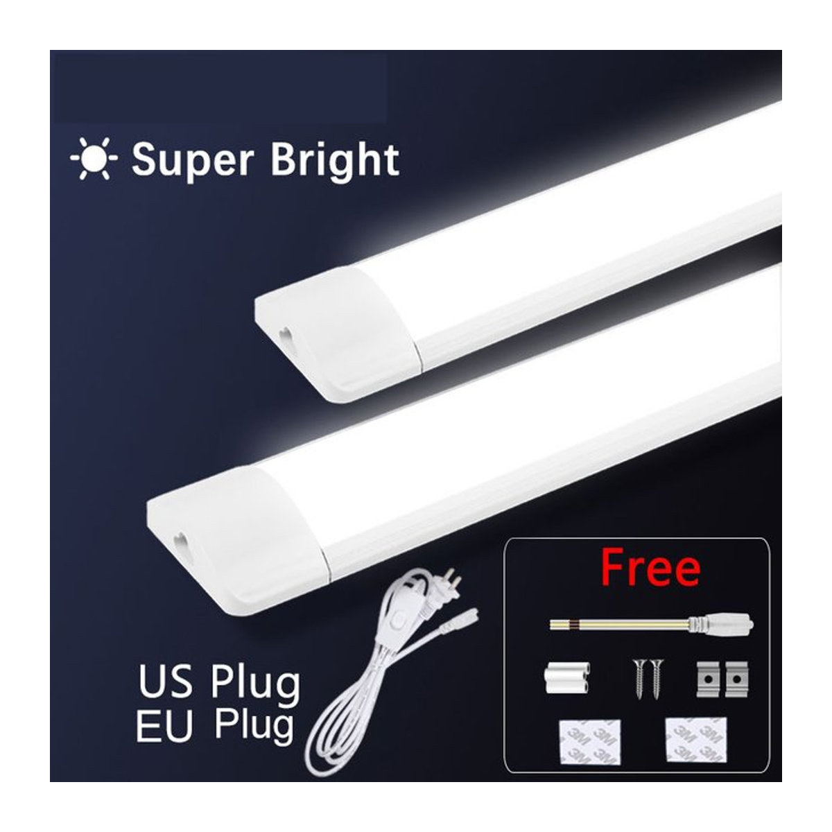 CANMEIJIA LED Rohr Licht Minimalistisch für Wand und Decke, Innenbeleuchtung für Küche und Schlafzimmer, 10W oder 20W, Länge: 30 cm oder 50 cm - Bild 1