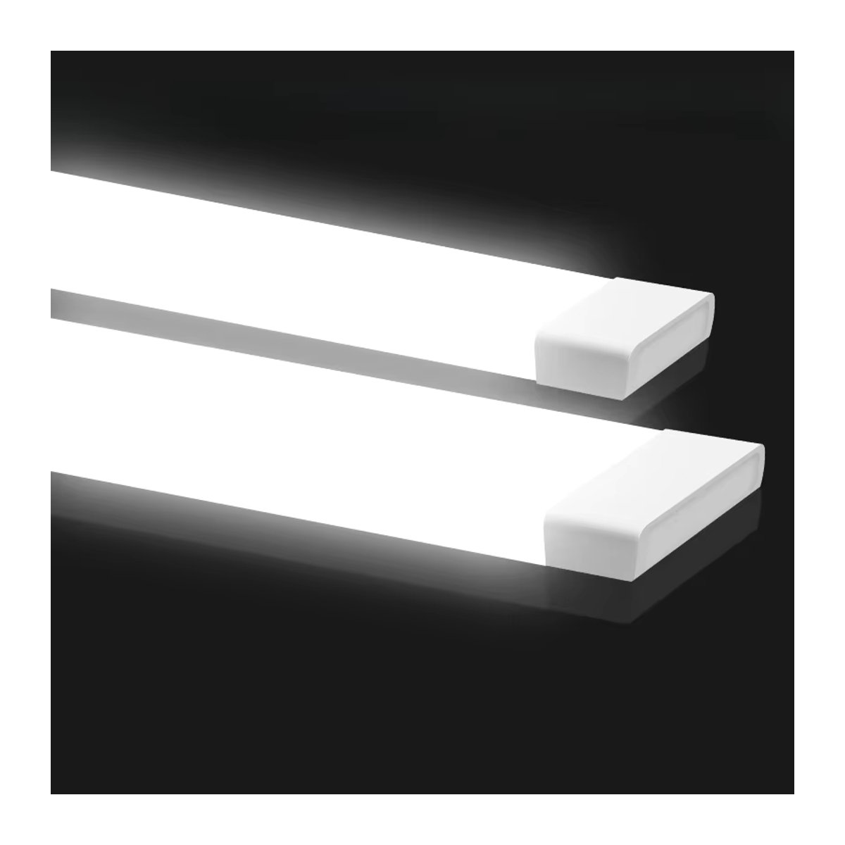 CANMEIJIA LED-Röhrenleuchte 100W aus Aluminium, minimalistische 120cm Lampenleiste für Büro, Heim, Küche und Gewerbe - Bild 5