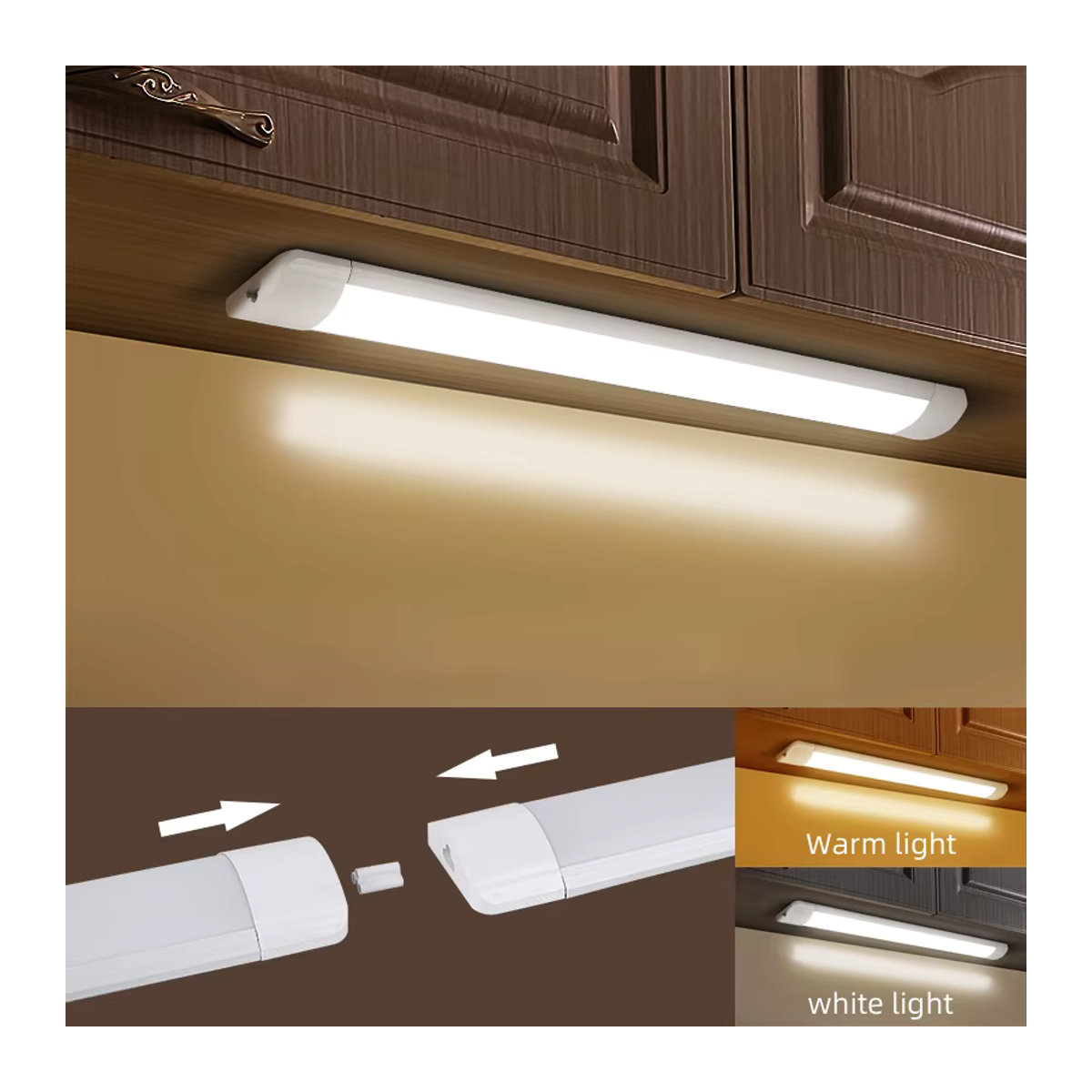 CANMEIJIA LED-Röhrenleuchte Minimalistisch als Unterbauleuchte, Decken- und Wandlampe für die Innenbeleuchtung in Küche und Schlafzimmer - Bild 2