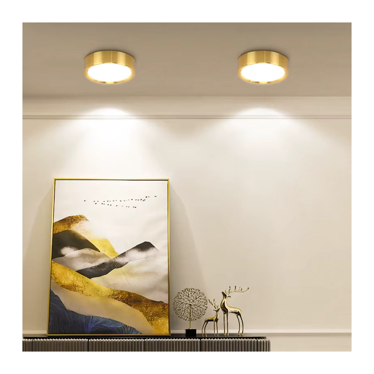 CANMEIJIA LED Strahler Modern Tricolor Deckenlampe in Weiß für Küche und Eingangsbereich 15/25 W - Bild 2