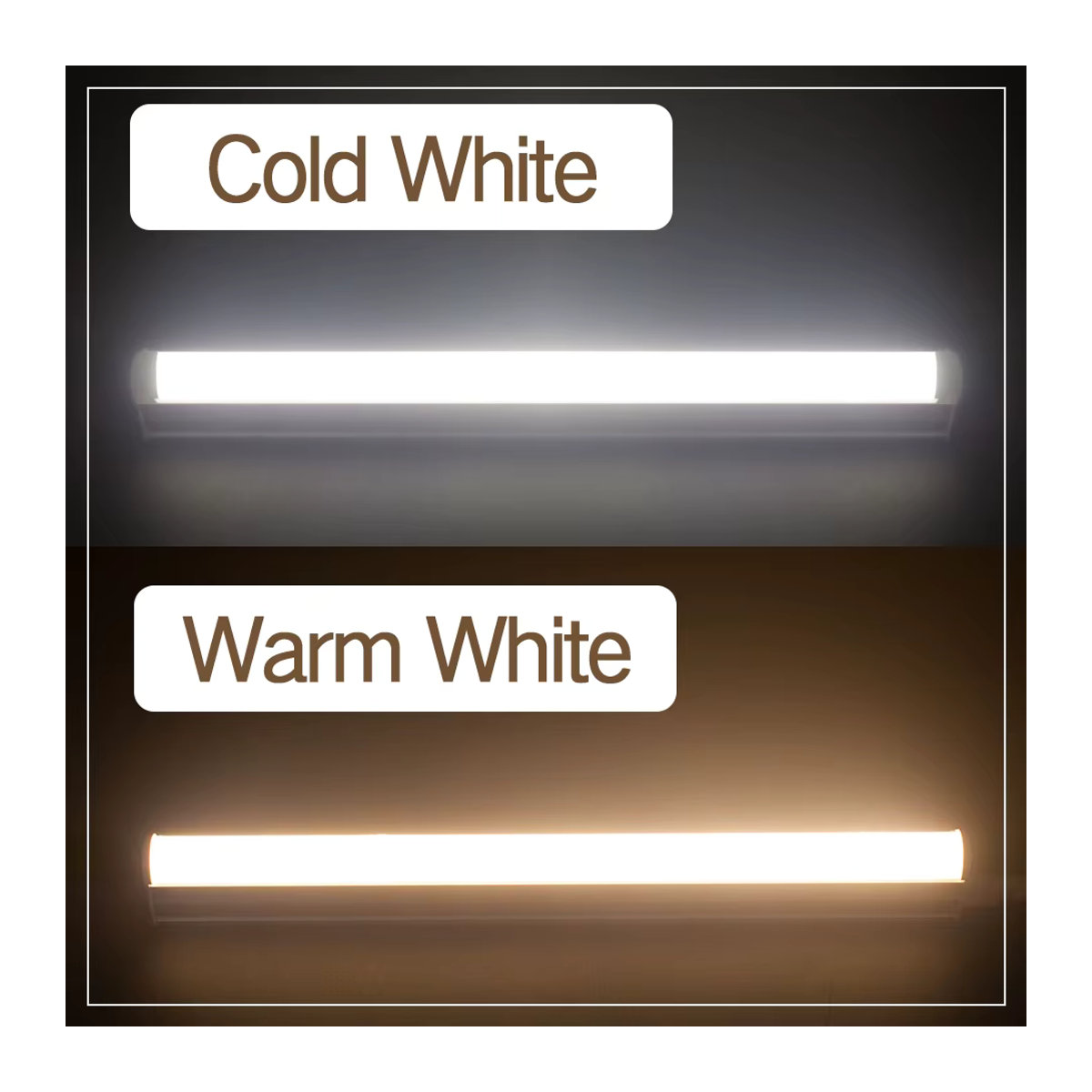 CANMEIJIA LED T5 Rohr Licht Bar in Weiß mit kaltweißem Licht für die Möbelbeleuchtung in Küche, Wohnzimmer oder Schlafzimmer - Bild 2
