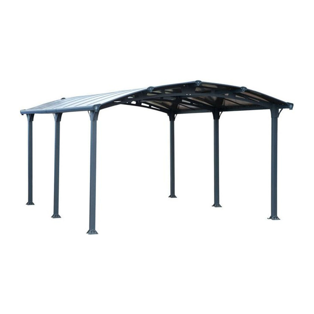 Canopia Tucson Aluminium-Pavillon von Palram in Anthrazit mit Polycarbonat-Dach, B/T/H: 500 x 360 x 242 cm - Bild 1