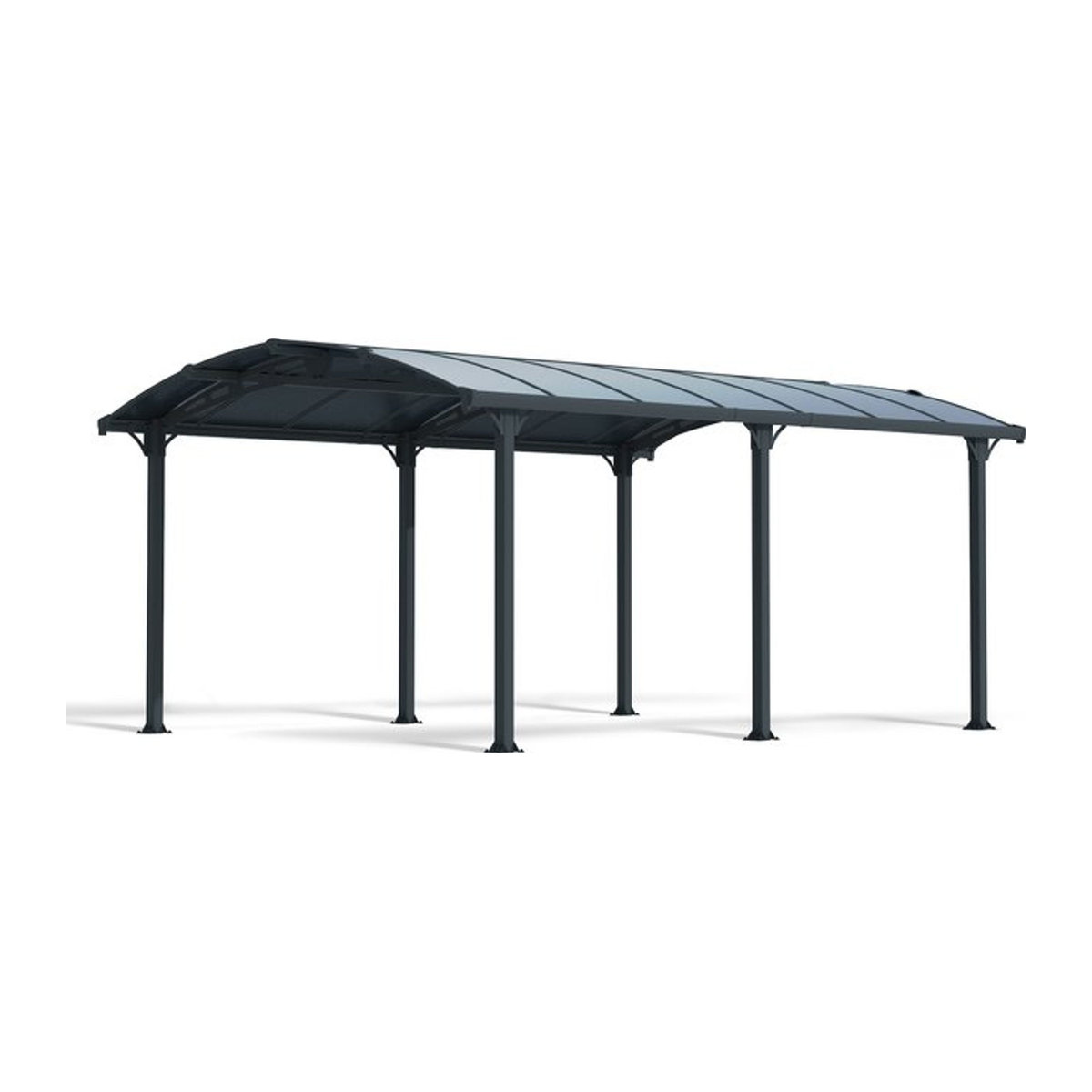 Canopia Tucson Aluminium-Pavillon von Palram in Anthrazit mit Polycarbonat-Dach, B/T/H: 500 x 360 x 242 cm - Bild 2