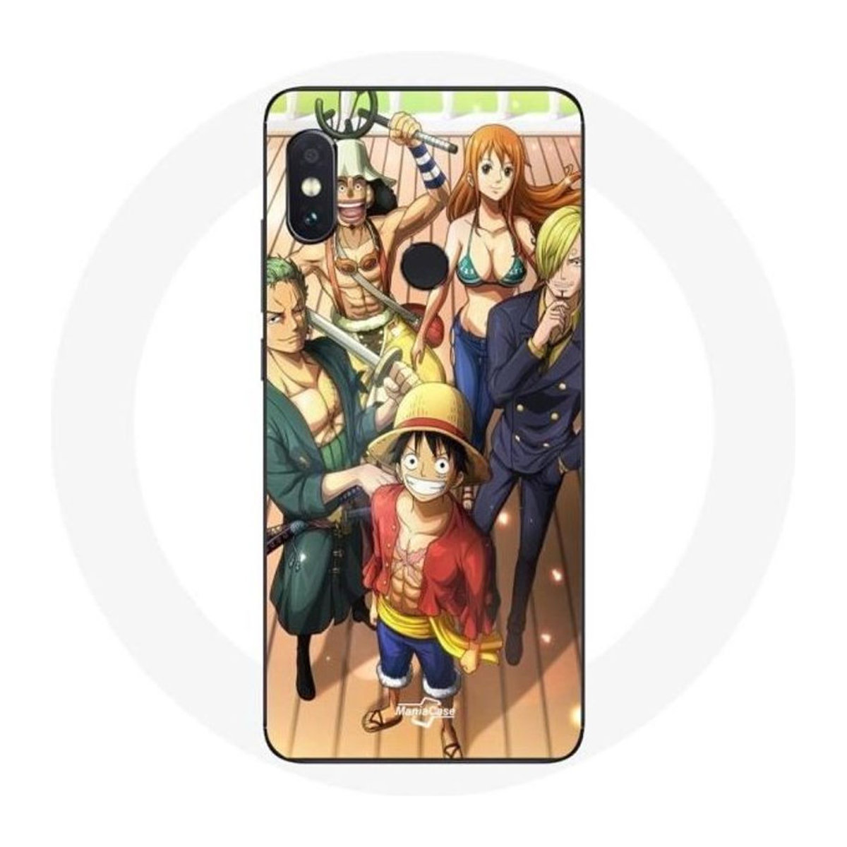 CAPACHEAP Handyhülle für Xiaomi Redmi Note 5 Pro mit One Piece Luffy Manga Anime Design in Mehrfarbig - Bild 1
