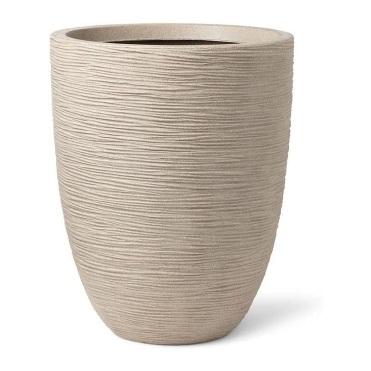 CAPI EUROPE Vase Waste Rib NL in Beige Terrazzo, B: 46 cm, H: 58 cm - Bild 1