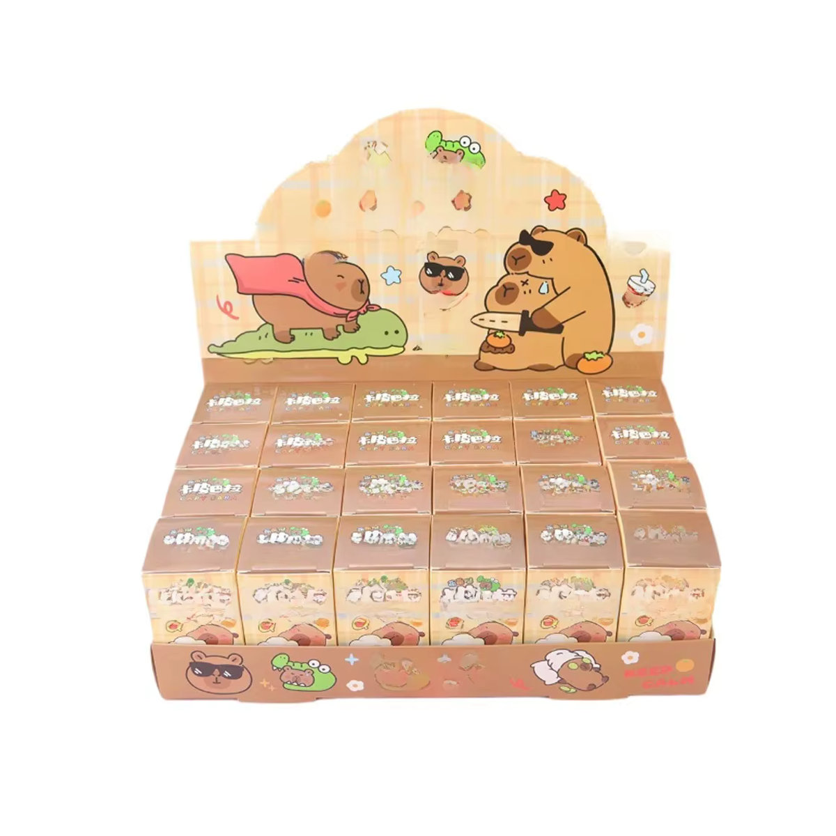 Capybara Blind Box Actionfigur aus Kunststoff in Braun als Geschenk für Kinder - Bild 6